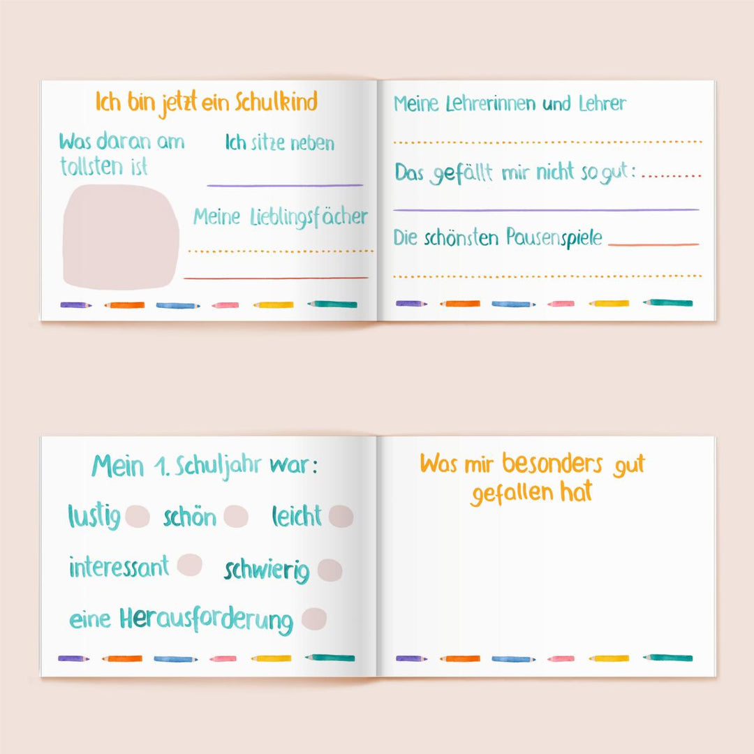 Buch *Mein erstes Schuljahr* zur Einschulung (Softcover)