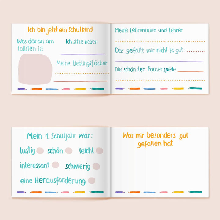 Buch *Mein erstes Schuljahr* zur Einschulung (Softcover)