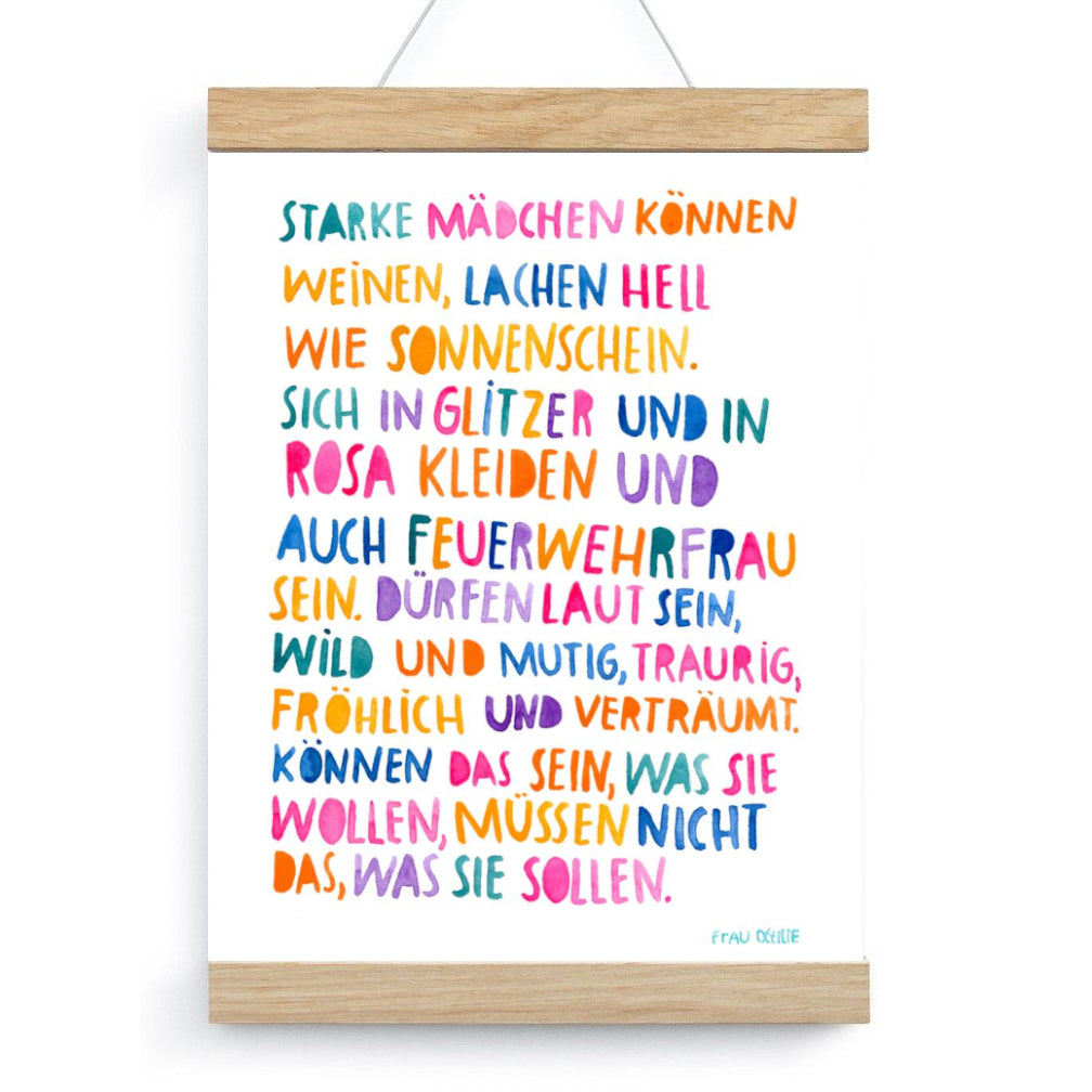 Posterleiste 21cm (für DIN A4 Hochformat)