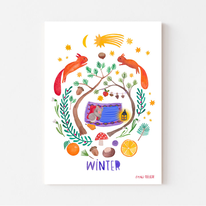 Print-Set *Jahreszeiten*