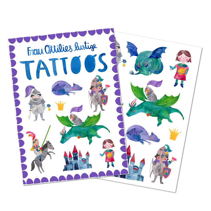 Kindertattoos *Ritter & Drachen*