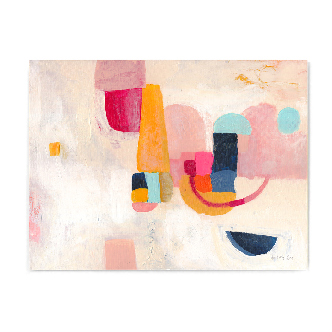 Fine Art Print *Frisky Cubes and Circles*