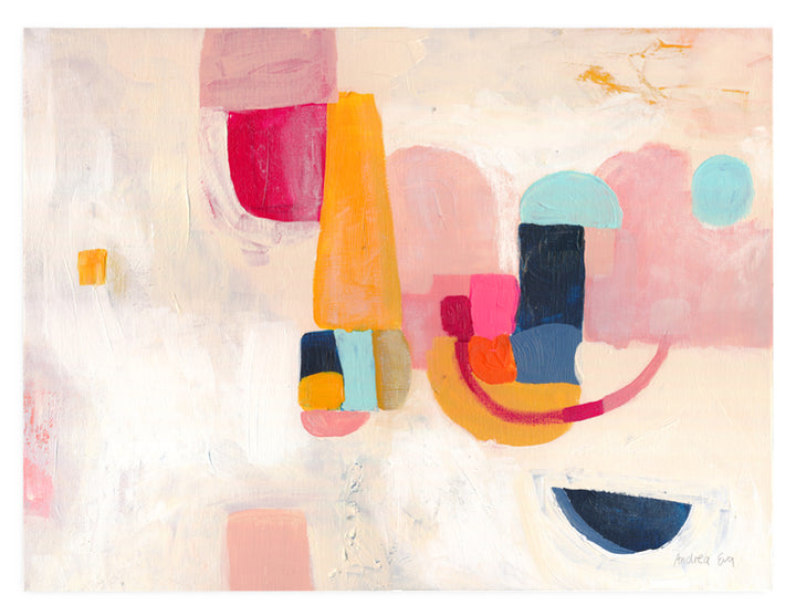 Fine Art Print *Frisky Cubes and Circles*