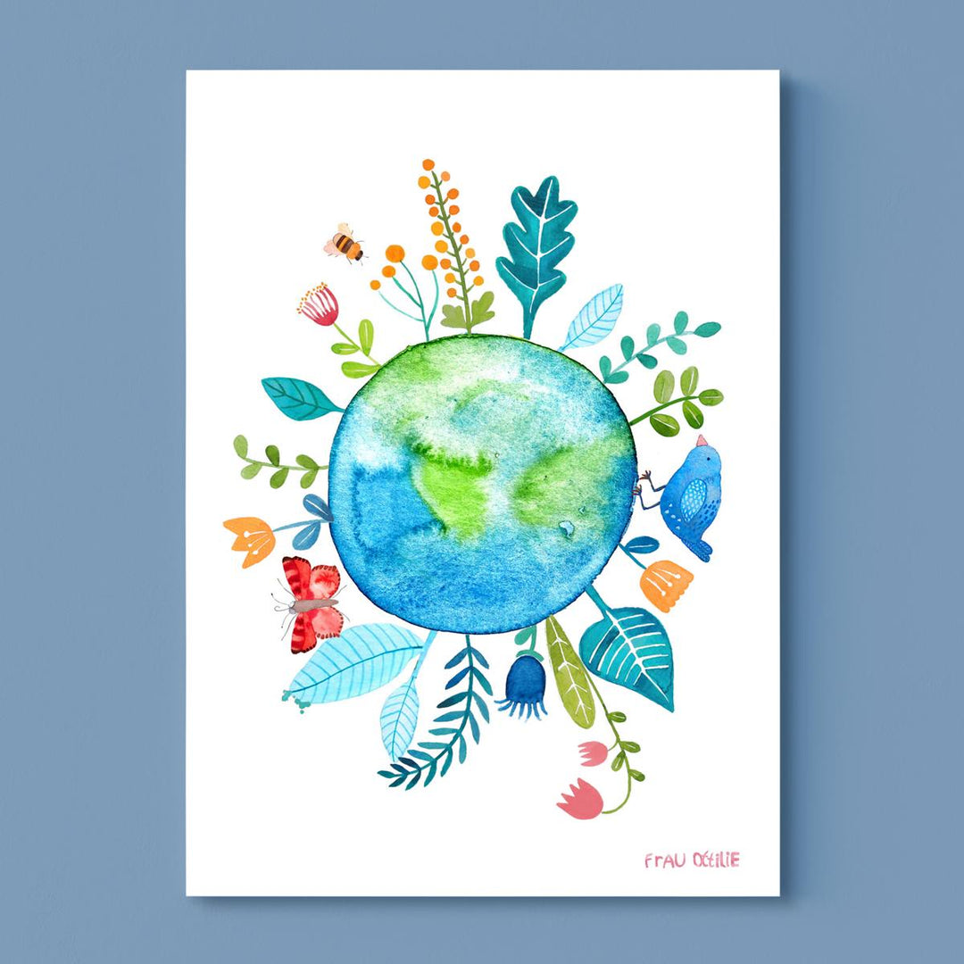 Print A4 *Grüner Planet*