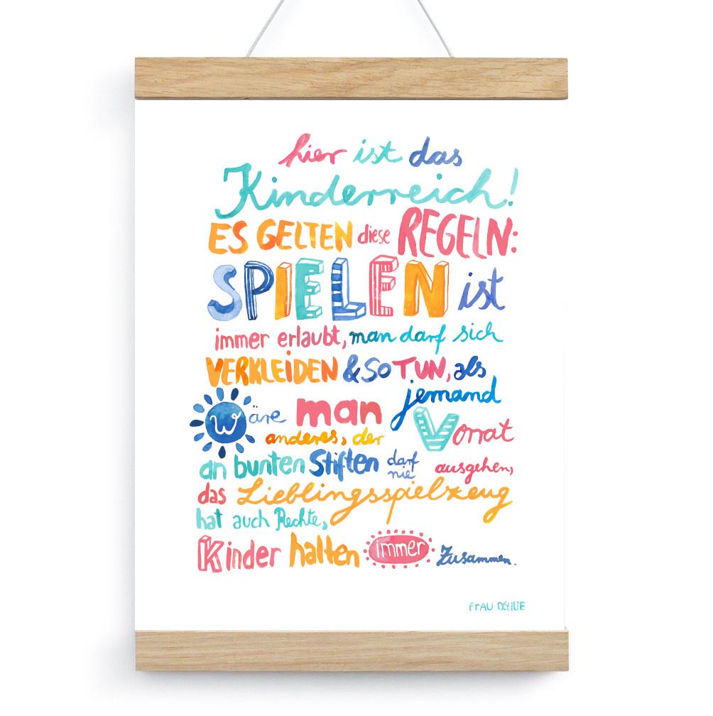 Posterleiste 21cm (für DIN A4 Hochformat)